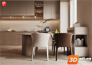 Kitchen island Skp Files
